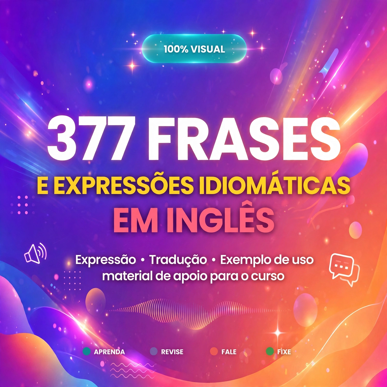 Capa do bônus 05: 377 Frases e Expressões Idiomáticas em Inglês